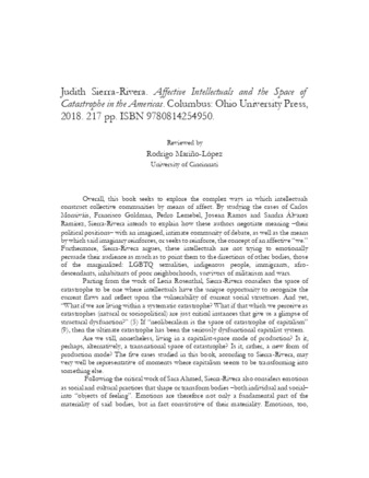 File thumbnail: Judith Sierra-Rivera, Affective intellectuals and the Space of Catastrophe in the Americas