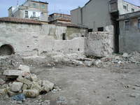 Image thumbnail: Part of the Anastasian fortification system, until this year built into a modern building, recently demolished.