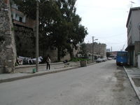 Image thumbnail: Looking down the street from original Byzantine tower towards the Venetian tower.
