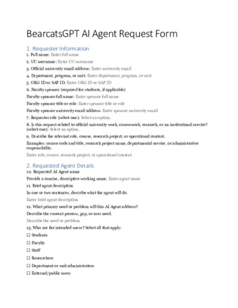 File thumbnail: BearcatsGPT_Request_Form_for_AI_Agents.pdf